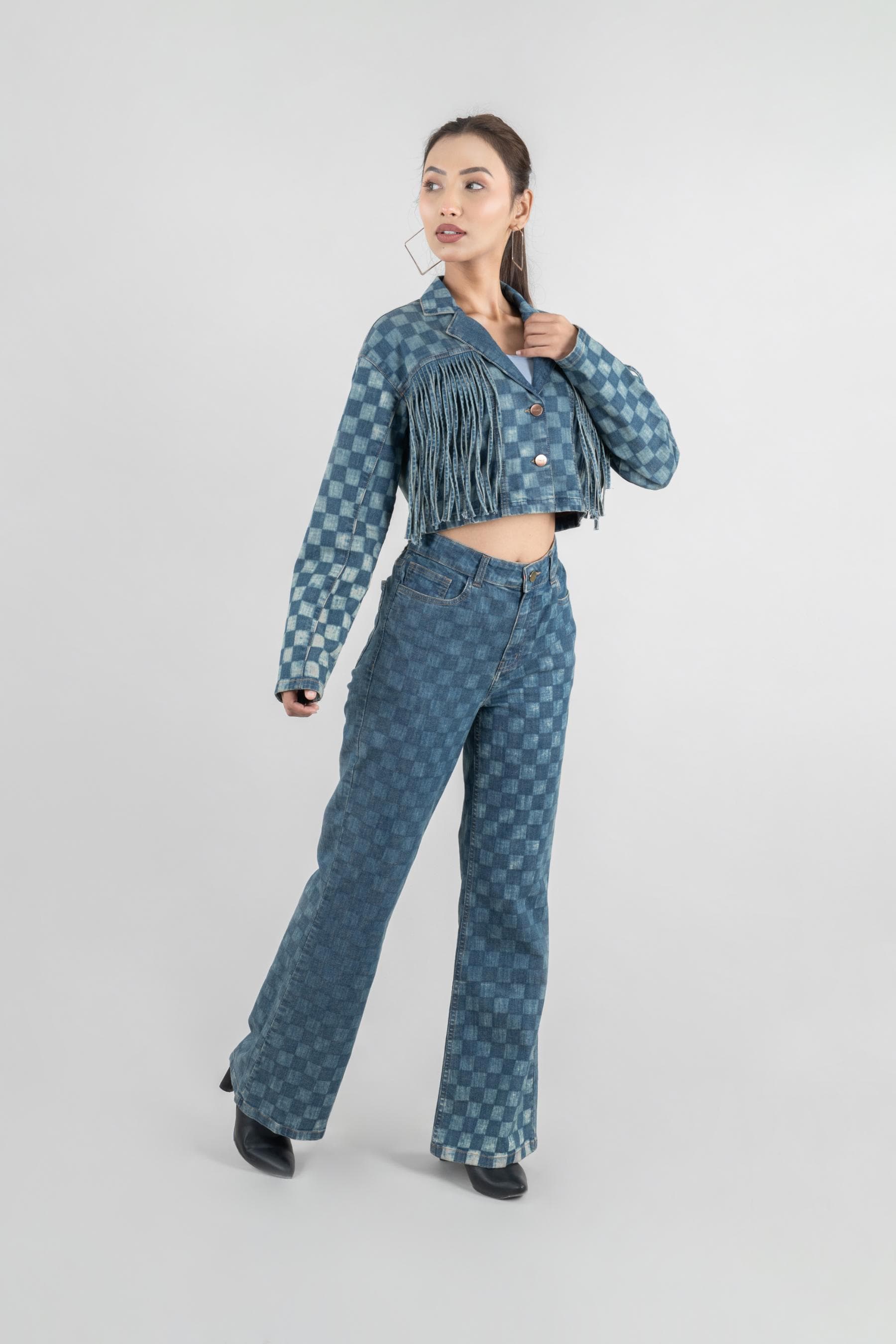 Western Echo | Cowgirl Denim Jacket