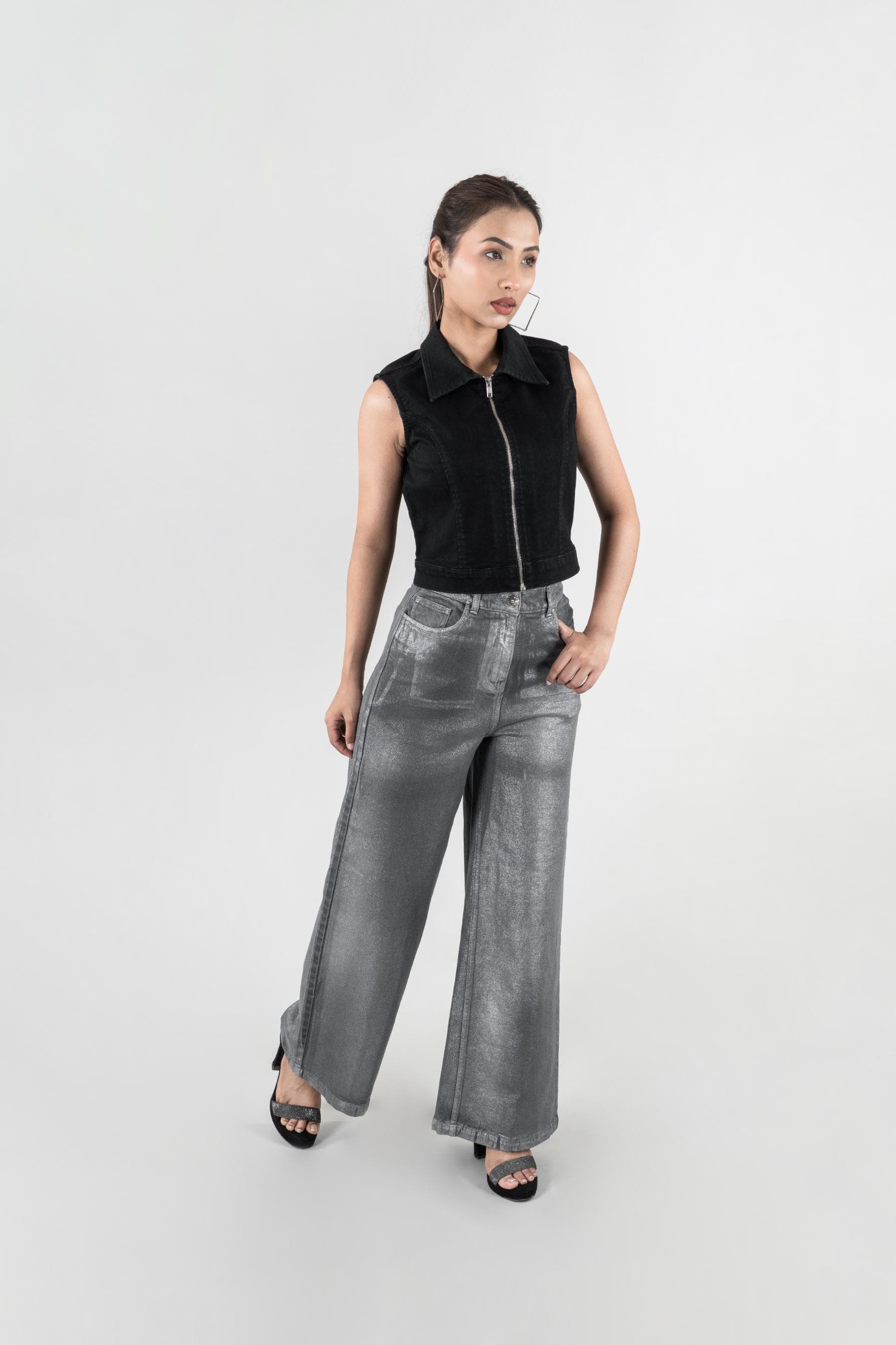 Black Bolt | Women's Sleeveless Jacket